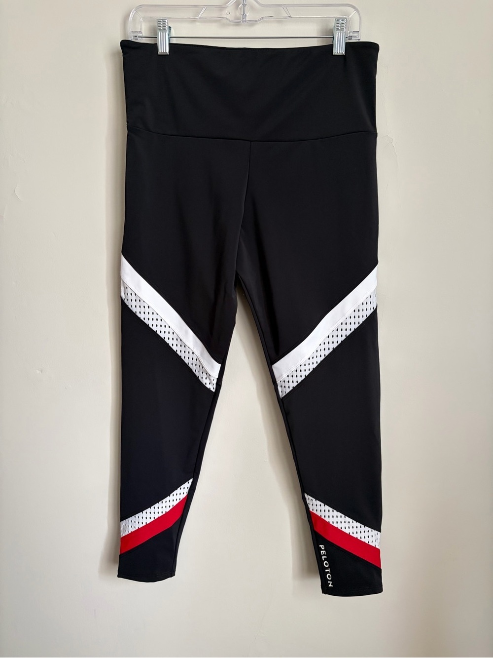 Peloton Onzie Flow High Rise Colorblock Mesh Crop Leggings XL